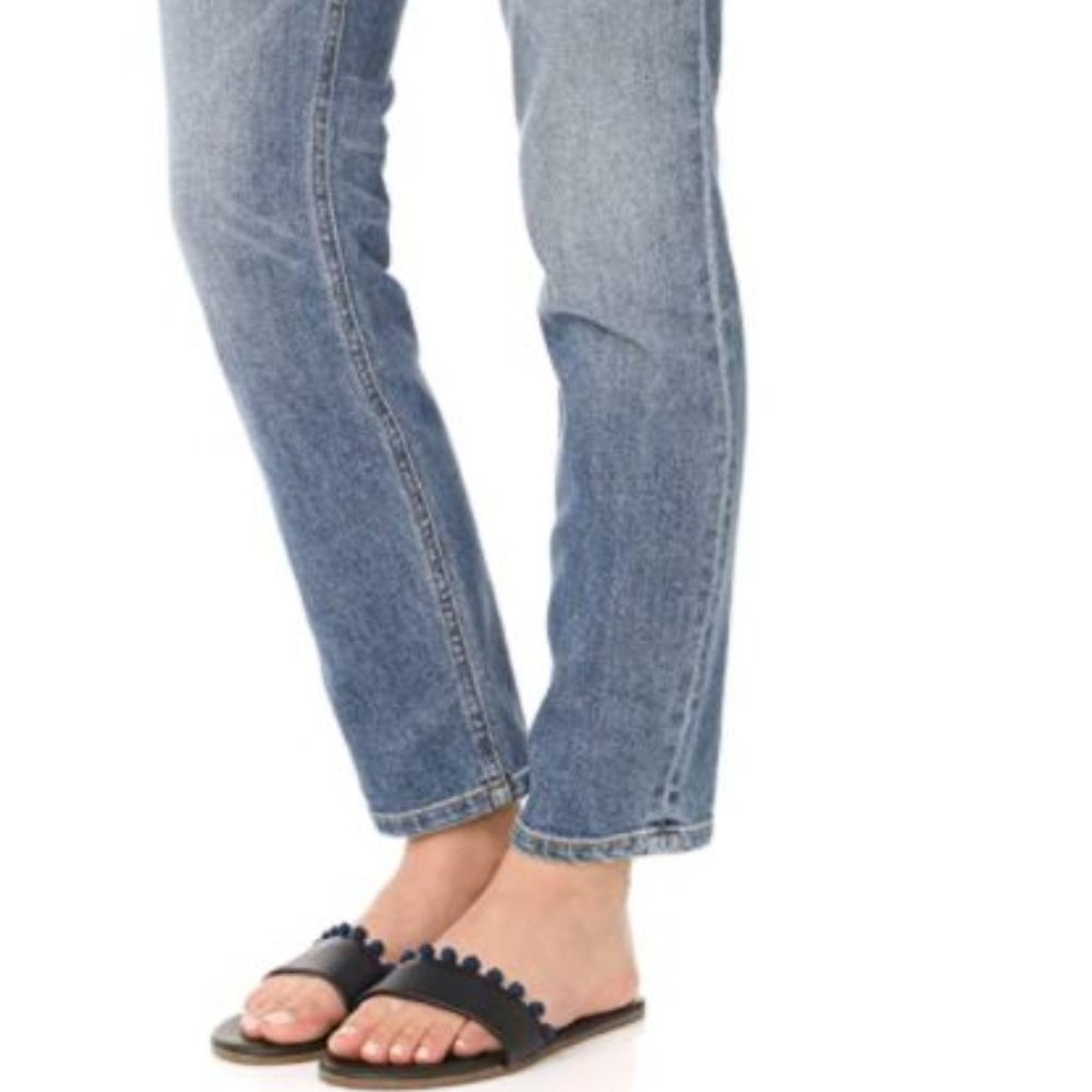 NWT! TKEES Alex Slides BLACK 37(US6)